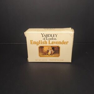Yardley of London English Lavender Fragranced Soap Bar 4.25 oz Vintage NOS